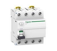 Schneider Electric iID 4P 25A 500mA AC Bouton Poussoir ON-OFF