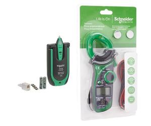 Schneider Electric IMT23206 Traçeur Multifonctions Rastreador de cables multifunción & IMT23214 Pince De Mesure Ampèremétrique Pinza Amperimetrica Digital