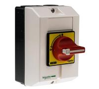 Interrupteur d'urgence principal Schneider VCF1 - support mural, 1 voie, 6...
