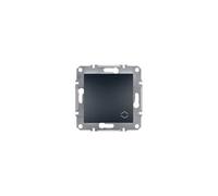 Schneider Electric Interrupteur d'escalier Asfora bornes Ã vis sans cadre anthracite (EPH0400371)