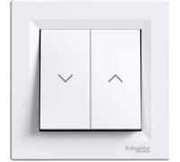 SCHNEIDER ELECTRIC Interrupteur pour volet roulant va-et-vient encastrable Asfora 10 A