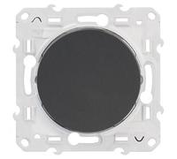 SCHNEIDER ELECTRIC Interrupteur poussoir Odace anthracite