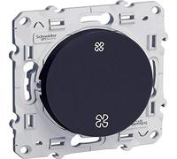 Schneider Electric Interrupteur V.M.C. Rotatif Blanc Anthracite 10A ON-OFF