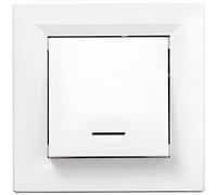 SCHNEIDER ELECTRIC Interrupteur va-et-vient lumineux encastrable Asfora 10 A