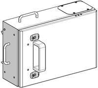 Schneider Electric KSB160SE4 Boîte de sortie KS, 160A, 3L+N+PE, pour fusibles NH00 Accessoires pour petits distributeurs blanc 1 pc(s)
