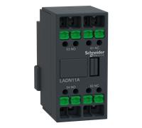 Schneider Electric LADN11A SnIn Cont front Snap-In 1O+1F