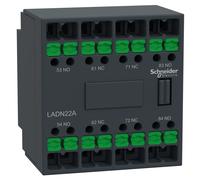Schneider Electric LADN22A SnIn Cont front Snap-In 2O+2F