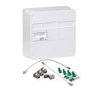 Schneider Electric - LexCom Home - Coffret Communication Grade 2TV - 4xRJ45 cat6 ext à 8-13M1R - VDIR390006