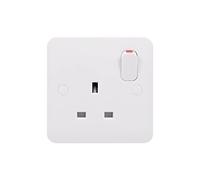 Schneider Electric Lisse GGBL3010S White Moulded Prise simple 13 A unipolaire Blanc