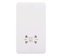 Schneider Electric Lisse GGBL7090S Prise rasoir double tension 115/230 V Blanc moulé