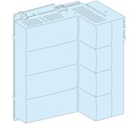 PrismaSeT-P, bloc de jonction, compact NSX400/INS400 4 pôles, montage fixe, horizontal, avec barre omnibus verticale Linergy BW