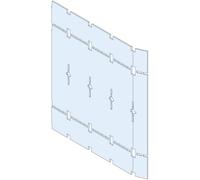 Schneider Electric LVS04924 PrismaSeT-P, fermeture, forme 2, kit de séparation pour connexion latérale à la barre omnibus verticale, hauteur = 6 modules