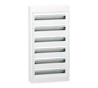 Schneider Electric LVSXT624 Coffret saillie plast. 6R 24M