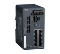 Schneider Electric MCSESM103F2CS1H Ext Switch 8TX/2FX-SM Harsh