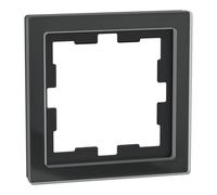 Schneider Electric MEG4010-6503 Cadre de finition verre noir 1