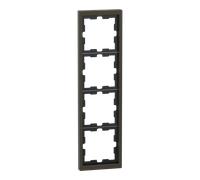 Schneider Electric MEG4040-6552 Cadre de finition mocca 4