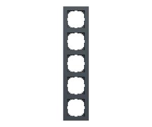 Schneider Electric MEG4050-3614 Cadre 5 Plis Anthracite M-Pure Gris Anthracite