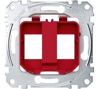 Schneider Electric MEG4566-0006 Mca RJ45x2 Keystone rouge