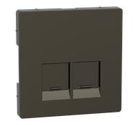 Schneider Electric MEG4572-6052 Enjo simple RJ45x2 mocca