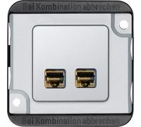 Schneider Electric MEG4576-7022 ANTIV. DBL PRISE RJ45 CAT6A