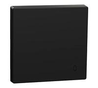 Schneider Electric Merten MEG3305-0403 Interrupteur à Bascule avec marquage de Sonnette Système M Noir Mat