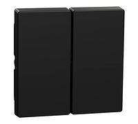 Schneider Electric Merten MEG3400-0403 Interrupteur à Bascule Double système M Noir Mat