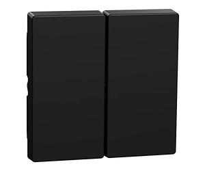 Schneider Electric Merten MEG3400-0403 Interrupteur à Bascule Double système M Noir Mat Référence MEG3400-0403
