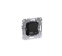 Schneider Electric Merten MEG4366-0120 Insert de Station de Charge USB, Type C, Technologie Power-Delivery, Puissance de Charge 45 W