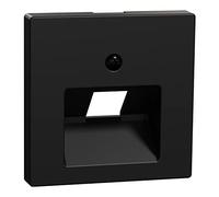 Schneider Electric Merten MEG4521-0403 Plaque centrale pour utilisation UAE en matériau recyclé 1 voie Système M Noir mat