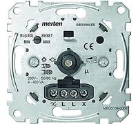 Schneider Electric Merten MEG5134-0000 Variateur encastré Adapté pour Ampoule: Ampoule électrique, Lampe halogène, Lampe LED Aluminium