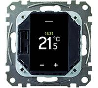 Schneider Electric Merten MEG5776-0000 Régulateur de température Universel avec écran Tactile, programmable, encastré