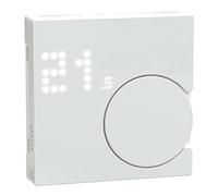 Schneider Electric Merten MEG5779-0325 Smart Home Connected Module de régulateur de température ambiante, encastré, compatible avec Alexa et Google Home, blanc actif