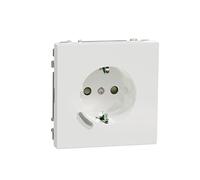 Schneider Electric - Prise Schuko connectée Wiser 16 A TPB Lotus White System Design, Smart Socket, compatible avec Amazon Alexa et Google Home, Smart Home WiFi, MEG2380-6035