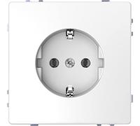 Schneider Electric Merten Systeem Design Prise murale avec protection Blanc lotus