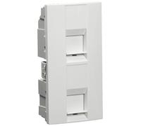 Schneider Electric Mgu9.478.18 double couvercle RJ45 (ci-dessous +)