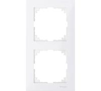Schneider Electric MTN4020-3619 M-PURE CADRE DOUBLE BLANC