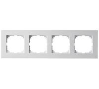 Schneider electric mtn402425 Cadre Elegance 4 éléments, blanc actif