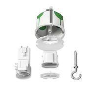 Schneider Electric - Multifix Air DCL, boîte de centre avec couv. Affleur, connecteur, douille, piton - IMT35021