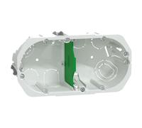 Schneider Electric Boîte d'encastrement Multifix IMT35925 Ø67 mm prof 50 mm 2 postes entraxe 71 mm
