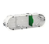 Schneider Electric Boîte d'encastrement Multifix Ø 67 mm prof. 50 mm 3 postes entraxe 71 mm IMT35935