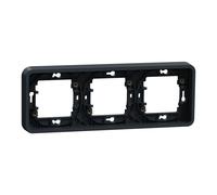Schneider Electric MUR34109 Cadre 3P gris horizon encastr