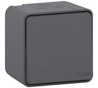 Schneider Electric MUR35026 Bouton Poussoir Styl mureva, 250 V, Gris