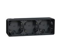 Schneider Electric MUR37713 BOITE 3P GRIS HORIZ SAILLIE