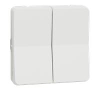 Schneider Electric MUR39022 DBLE V V BLANC COMPOSABLE