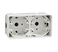 Schneider Electric MUR39914 BOITE 2P BLC HORIZ SAILLIE