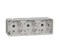 Schneider Electric - Boîte 2 postes verticale Mureva Styl IP55 IK07 en saillie blanc