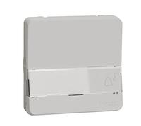 Schneider Electric MUR39127 Mureva Styl - Bouton poussoir lumineux LED - composable - IP55 - IK08 - blanc