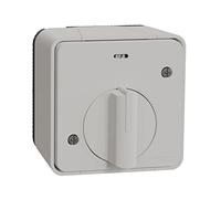 Interrupteur temporisé LED IP55 IK08 - En saillie - Blanc - Mureva Styl blanc