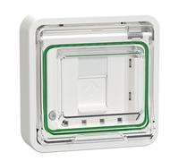 Schneider Electric - Mureva Styl - Prise RJ45 cat 6A blindé STP FTP - composable - IP55 IK07 - blanc - MUR39038