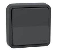 Schneider Electric - Mureva Styl - Va et vient - complet encastré - IP55 - IK08 connex auto - gris - MUR35037